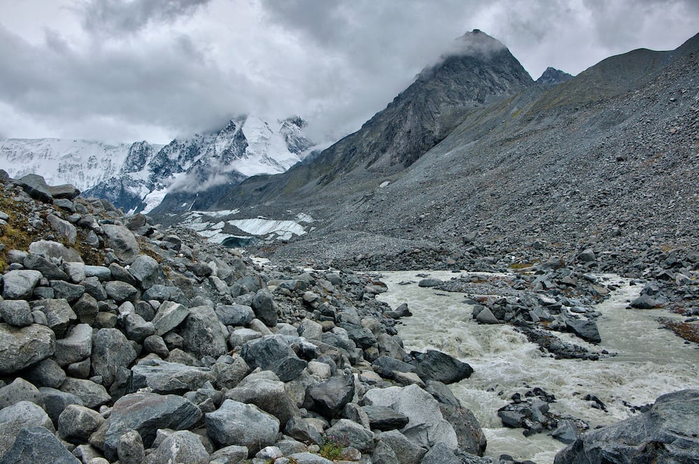 The Akkem glacier in the Altai Mountains. Image: Tatters under a CC License