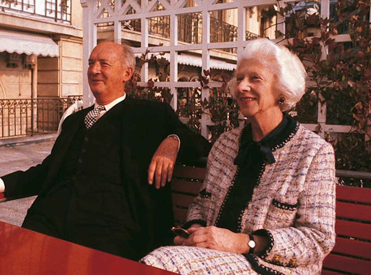 Vladimir and Vera Nabokov in Montreux, 1969. Photo: Giuseppe Pino under a CC licence