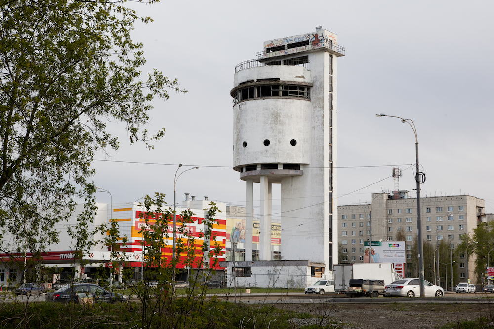 The Constructivist-era White Tower in Yekaterinburg. Image: Fyodor Telkov