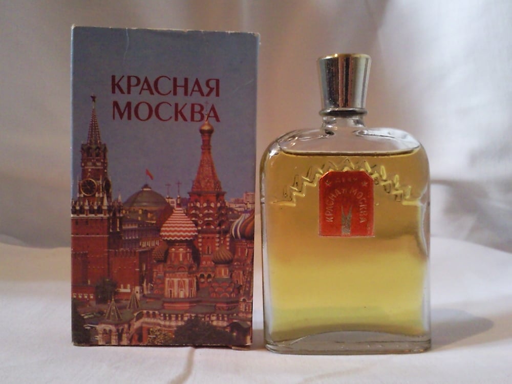A bottle of Krasnya Moskva (Red Moscow)