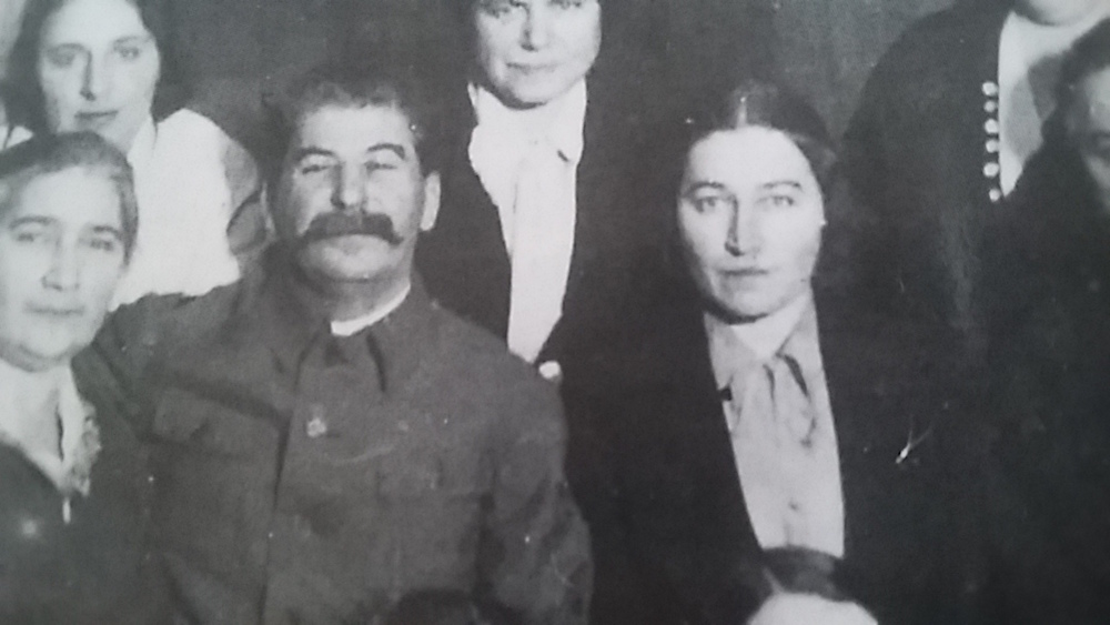 Polina Zhemchuzhina, who introduced plastic surgery to the early Soviet Union, alongside Stalin in the 1930s (image: BoroniaWinchester under a CC licence)