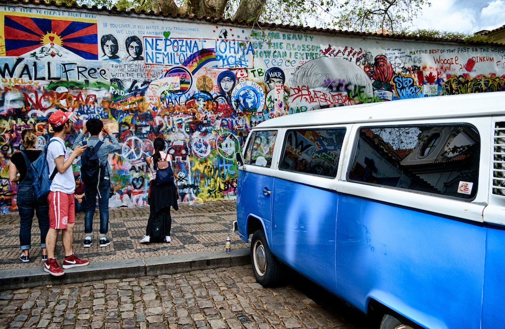 Lennon's Wall. Image: el_ave under a CC License