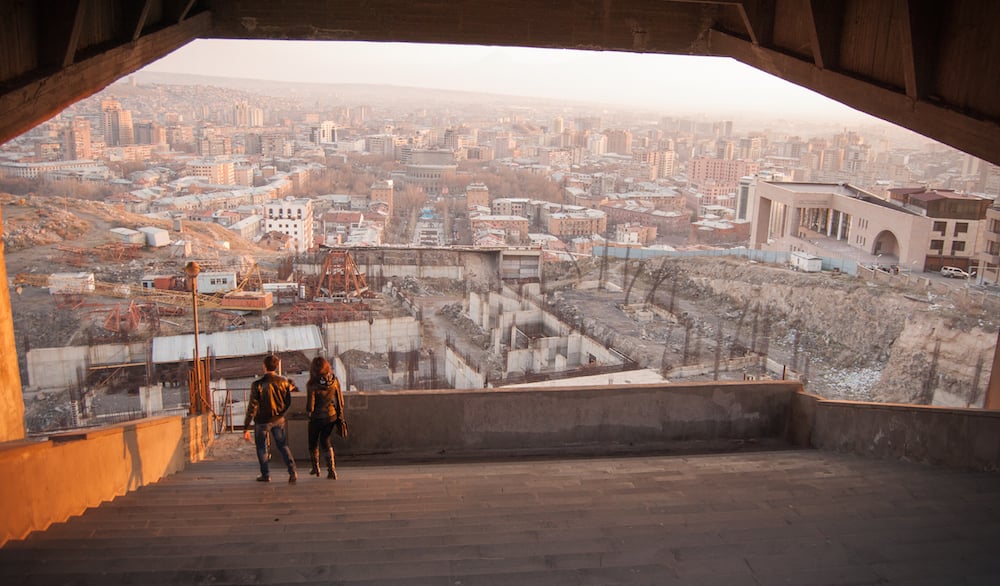 The Armenian capital Yerevan. Image: DubeFranz under a CC licence