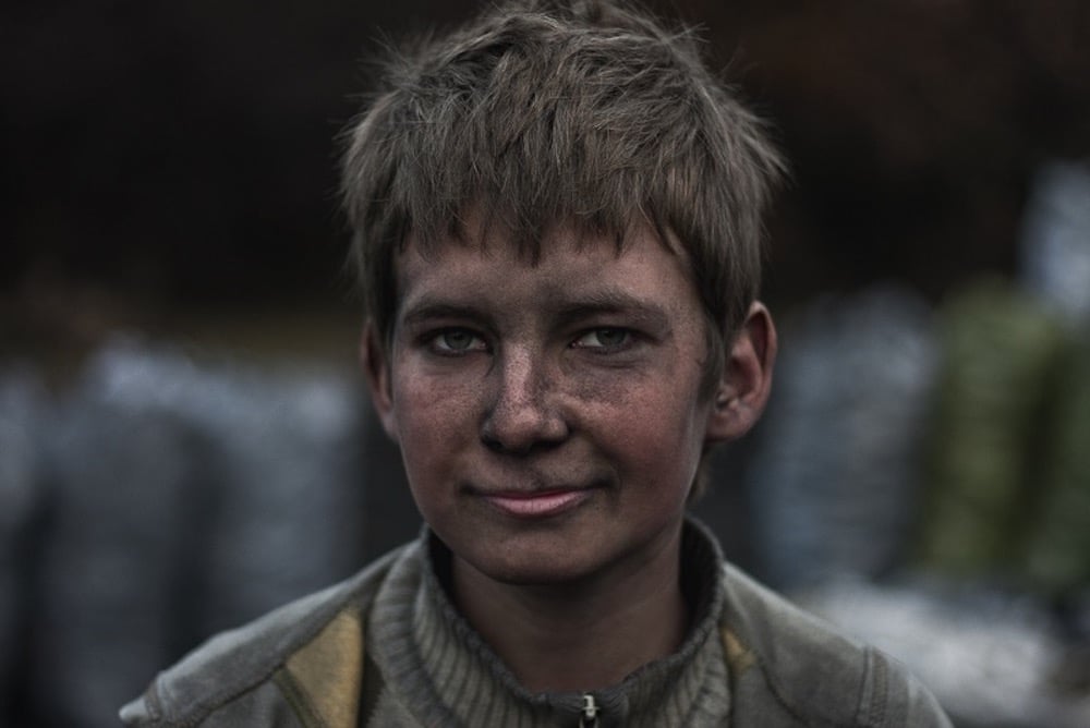 A coal maker's son near Strandja Mountain, on the border of Turkey and Bulgaria. Photo: Nedret Benzet 