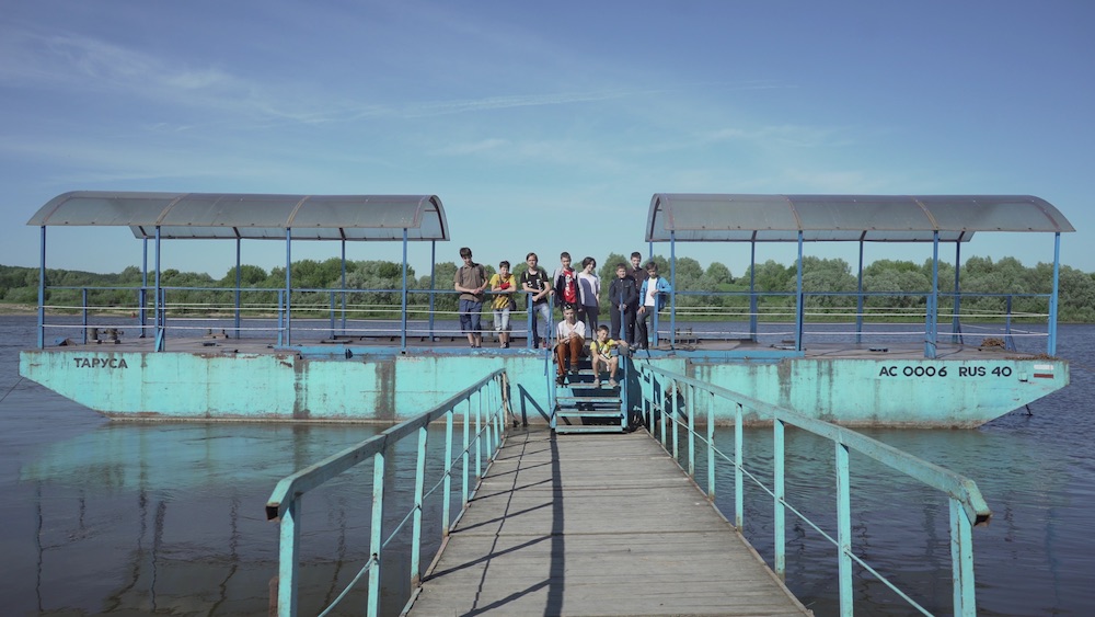 Students of Kruzhok in the town of Tarusa near Moscow