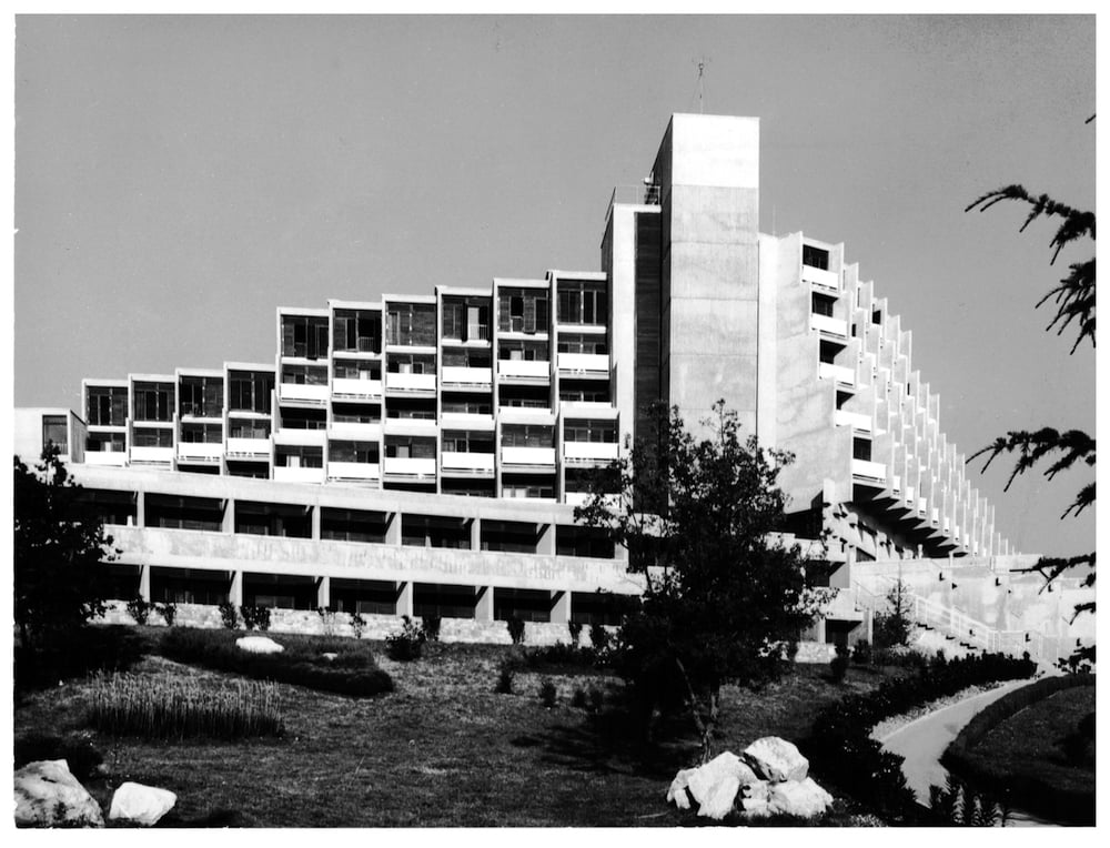 Hotel Rubin in Poreč, architect Juilje De Luca, 1970. Image: The Croatian Museum of Architecture, Zagreb
