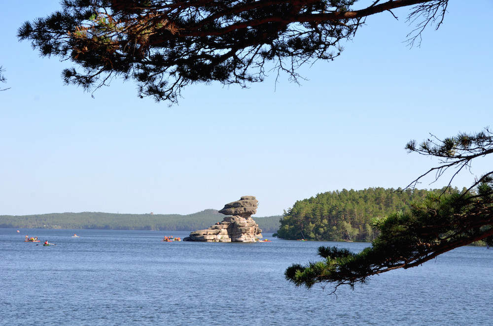 The «Sphinx Rock» in Burabay. Image: Aleksandr Karpenko under a CC licence