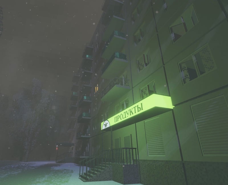 This video game simulates the loneliness of a Russian village