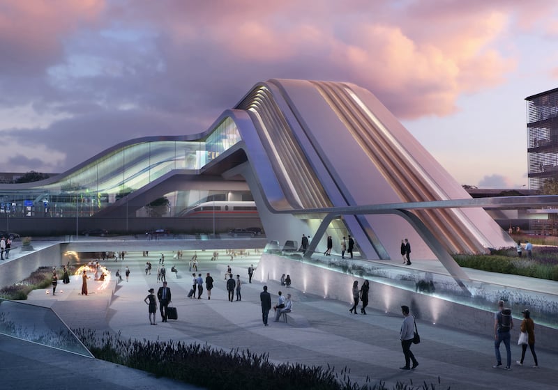 Get a glimpse of Tallinn’s futuristic new railway station, courtesy of Zaha Hadid 