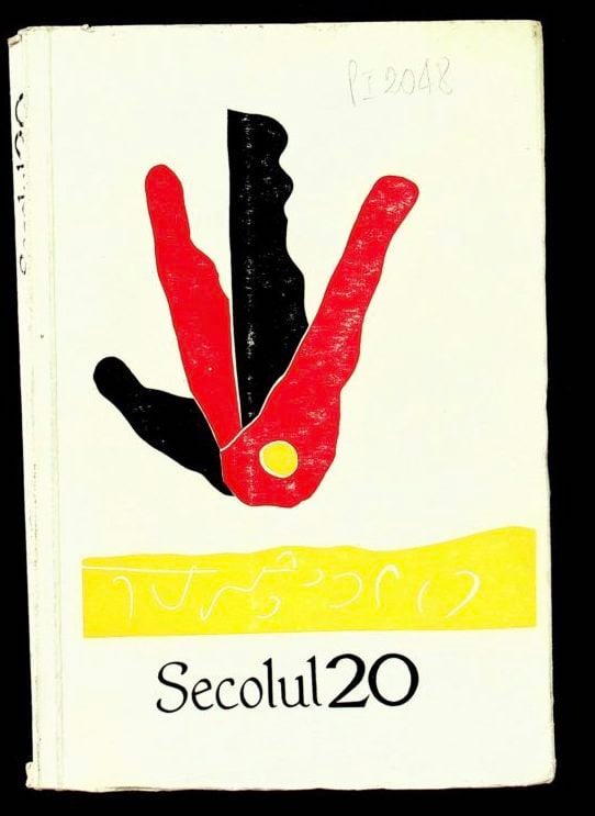The cover of the magazine Secolul 20, depicting Ion Bițan's “Cadences”, 1969