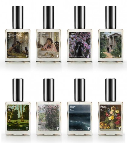 The new Tretyakov Gallery scent collection. Image: State Tretyakov Gallery / Facebook