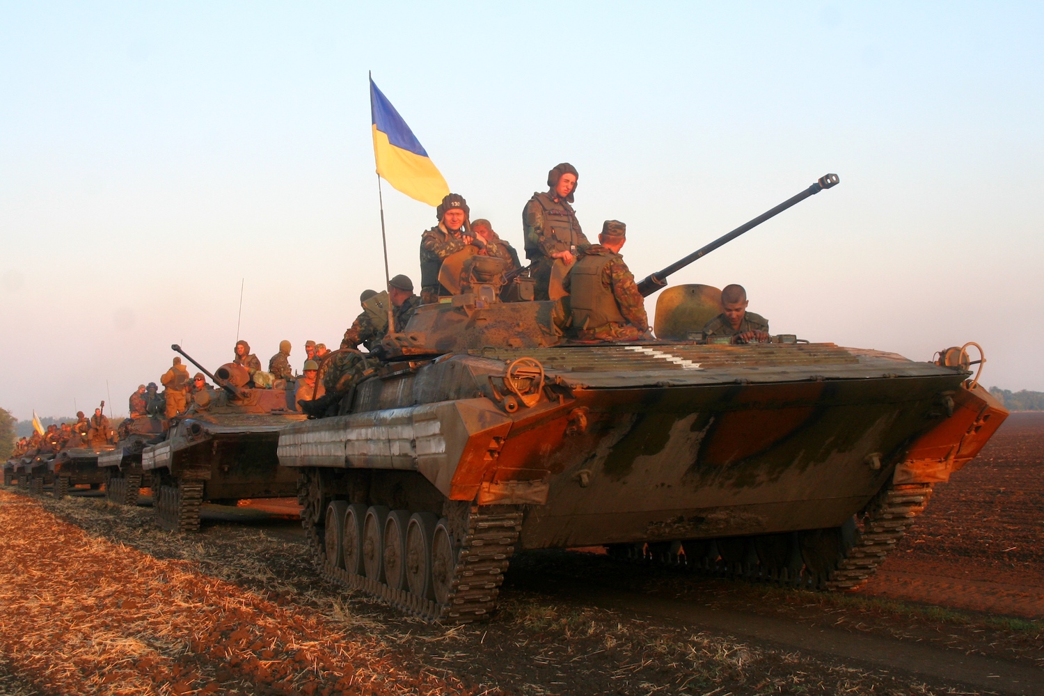 Anti-terrorist operation in east Ukraine. Image: Volodymir Vovkogon