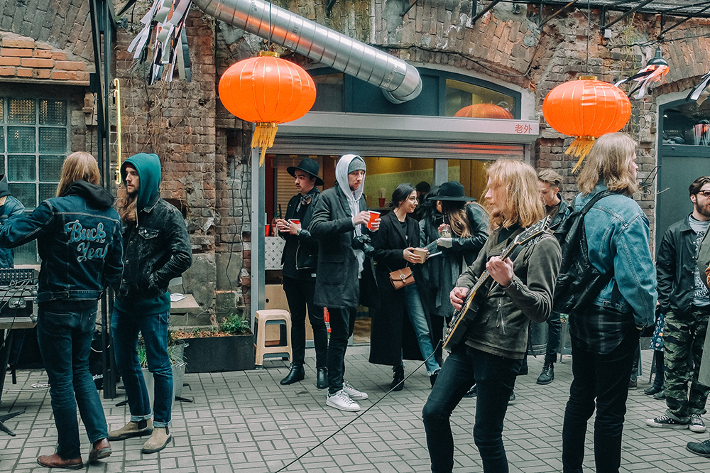 The courtyard at Co-op Garage. Image: courtesy of Co-op Garage