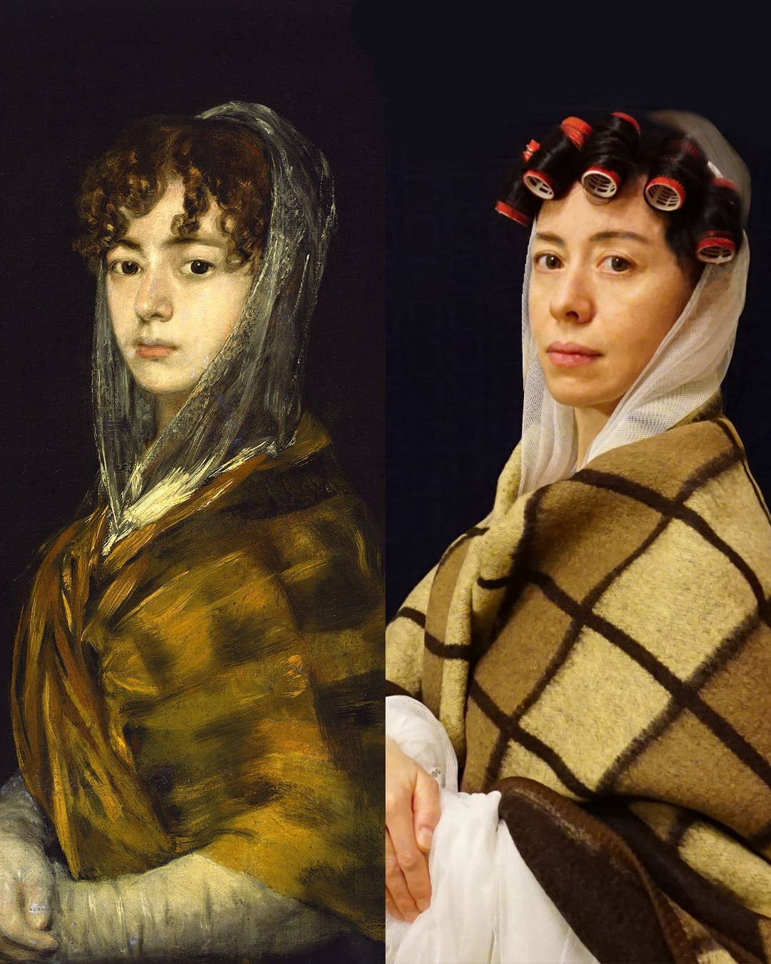 Portrait of Señora Sabasa García. Image: Francisco Goya, posted by Tanya Titova via Facebook.