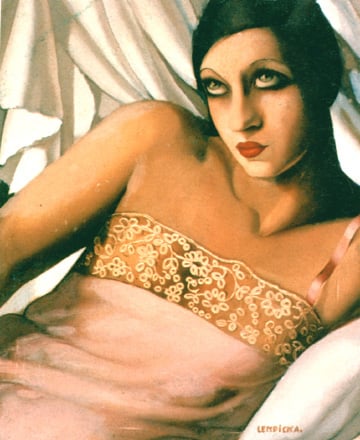 Tamara de Lempicka, The Pink Shirt (1933). ©Tamara de Lempicka / Wikiart