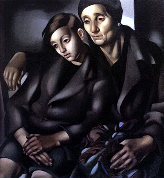 Tamara de Lempicka, The Refugees (1937). ©Tamara de Lempicka / Wikiart