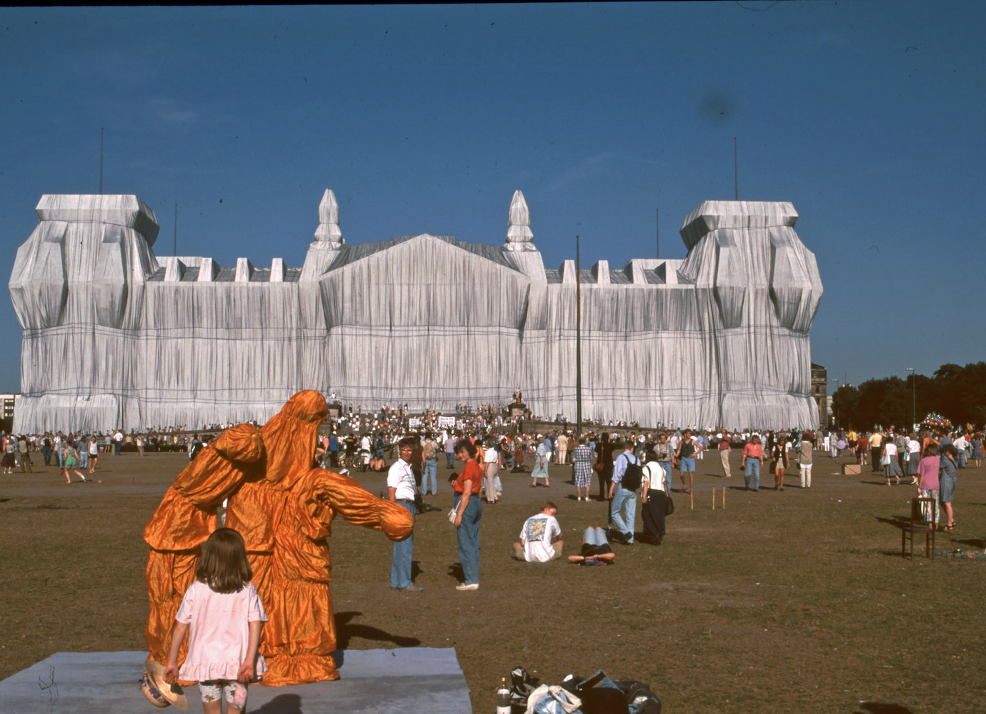 It’s a wrap: Paris’ Arc de Triomphe is covered in fabric as Christo’s final artwork is unveiled