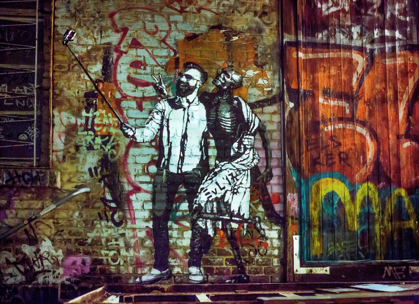 Tallinn Biennale opens with street art show that explores death as capitalist entertainment