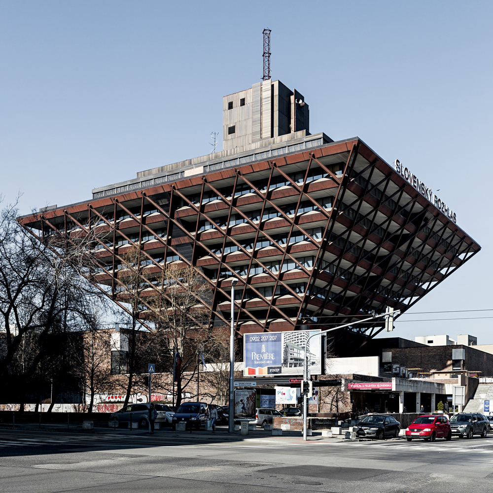 Slovak Radio Building, by architects Štefan Svetko, Štefan Ďurkovič and Barnabáš Kissling, 1967-1983. Bratislava, Slovakia. Image: Stefano Perego