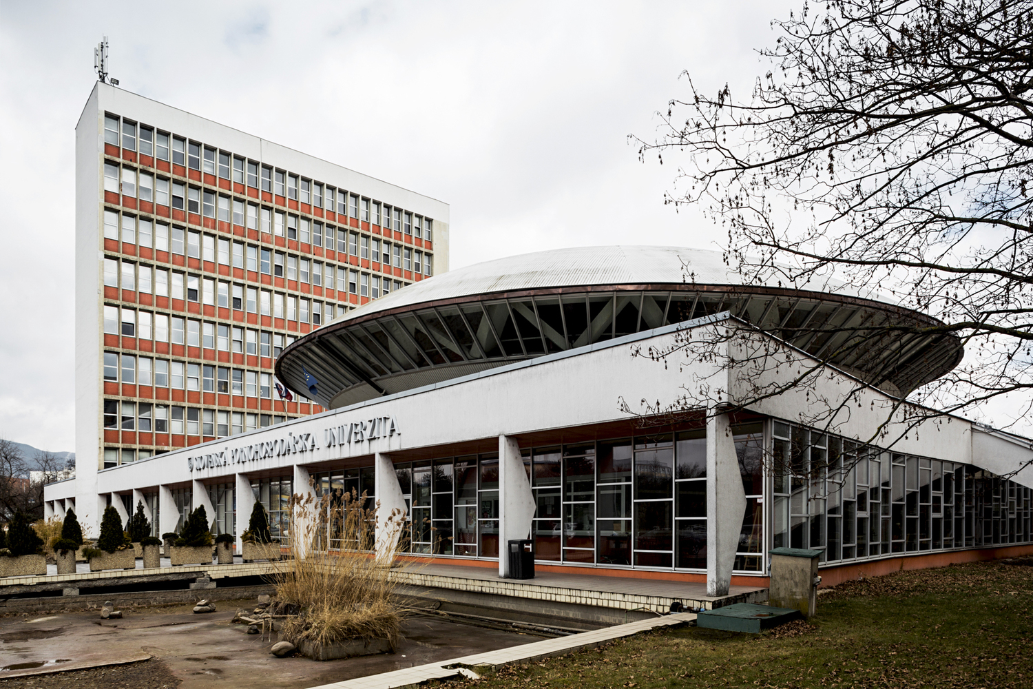 University of Agriculture, by architects Vladimír Dedeček and Rudolf Miňovsky, 1960-1966. Nitra, Slovakia. Image: Stefano Perego