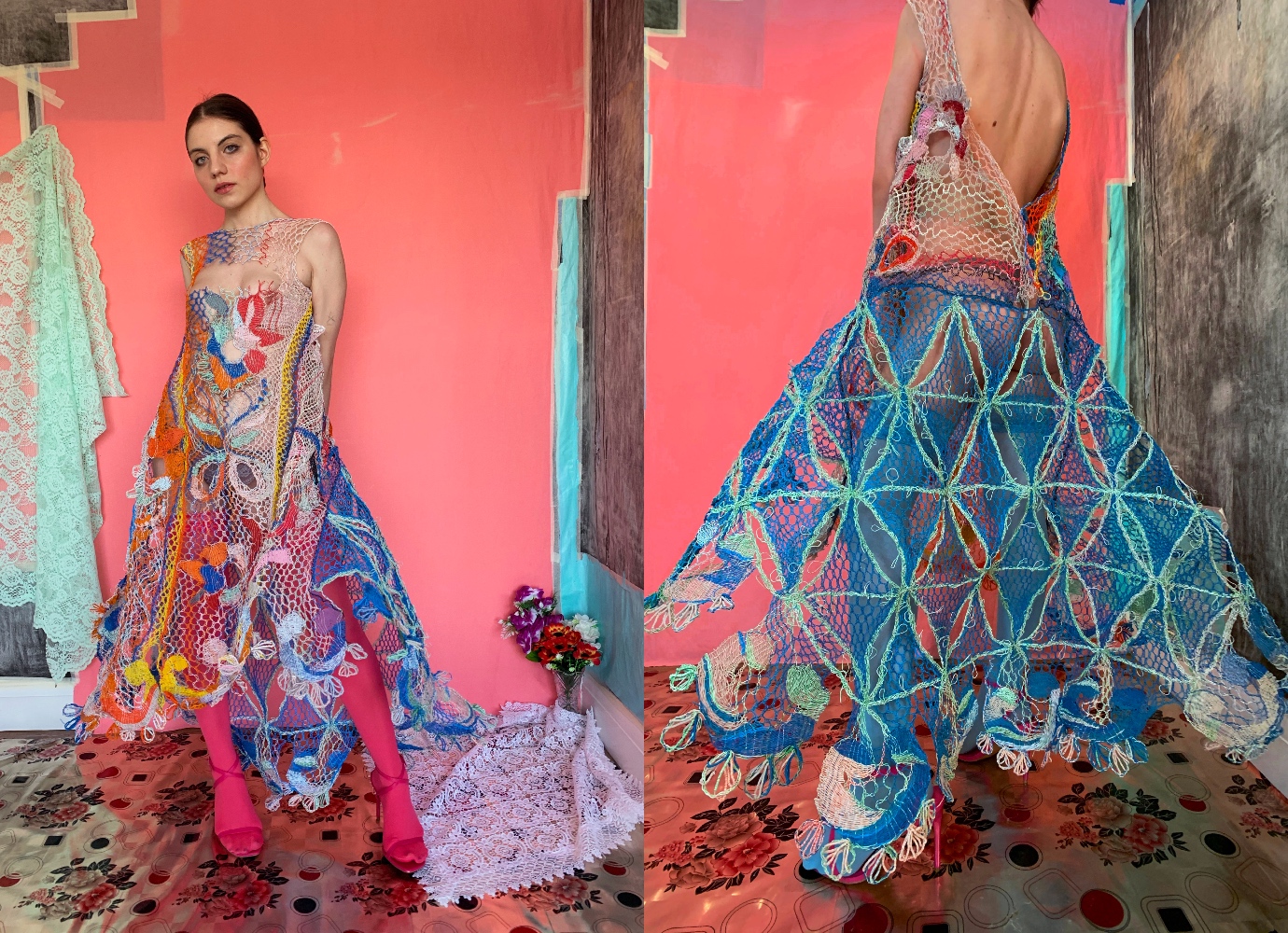 Livewire: the Romanian designer making dresses out of used electrical cables 