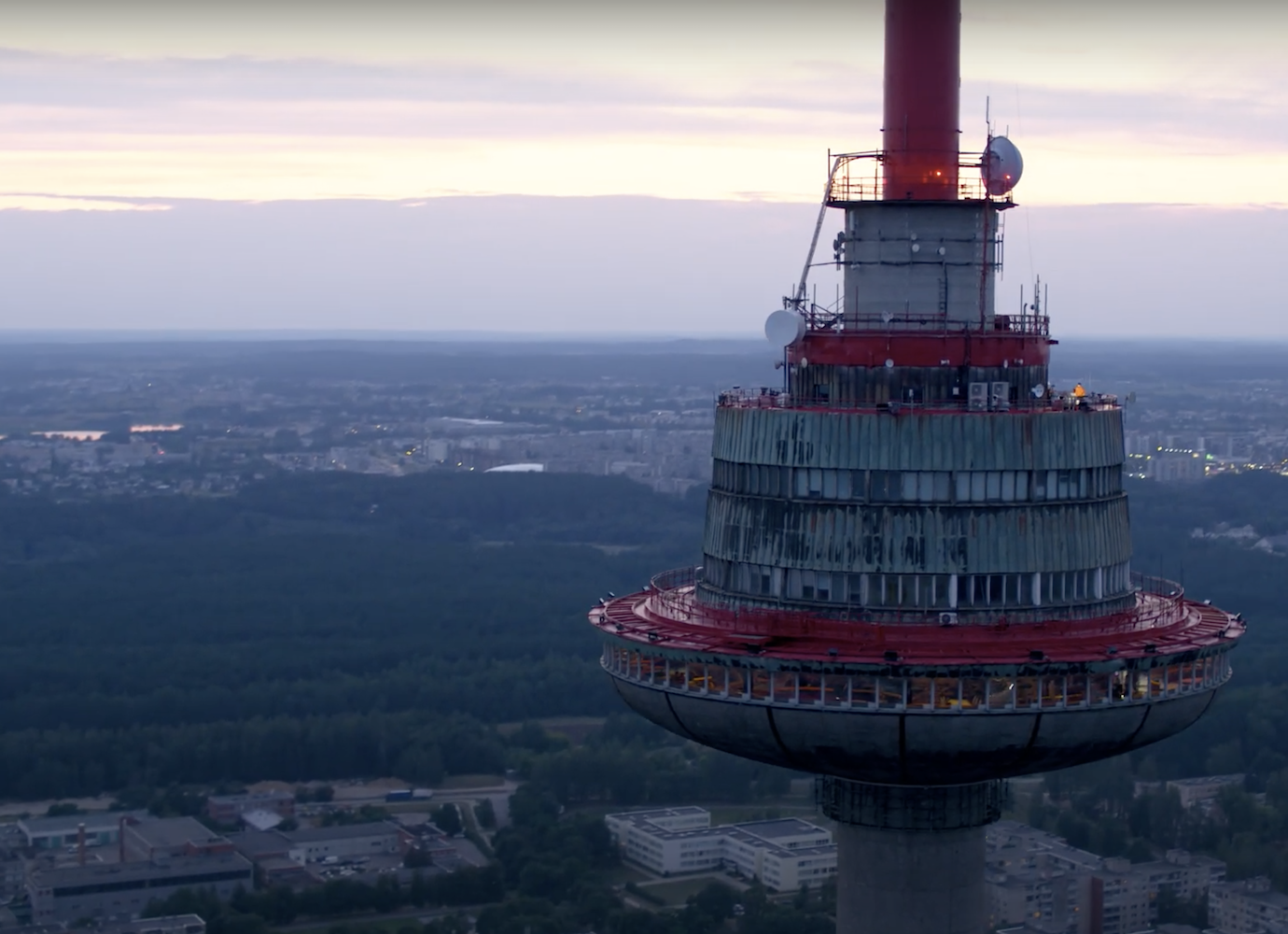 Techno for freedom: fly over Vilnius’ socialist-era cityscape with a cathartic 1-hour industrial DJ set 