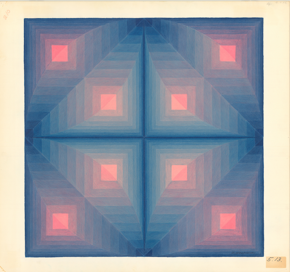 Image: Drawing No 414, 1980, by Zanis Waldheims 