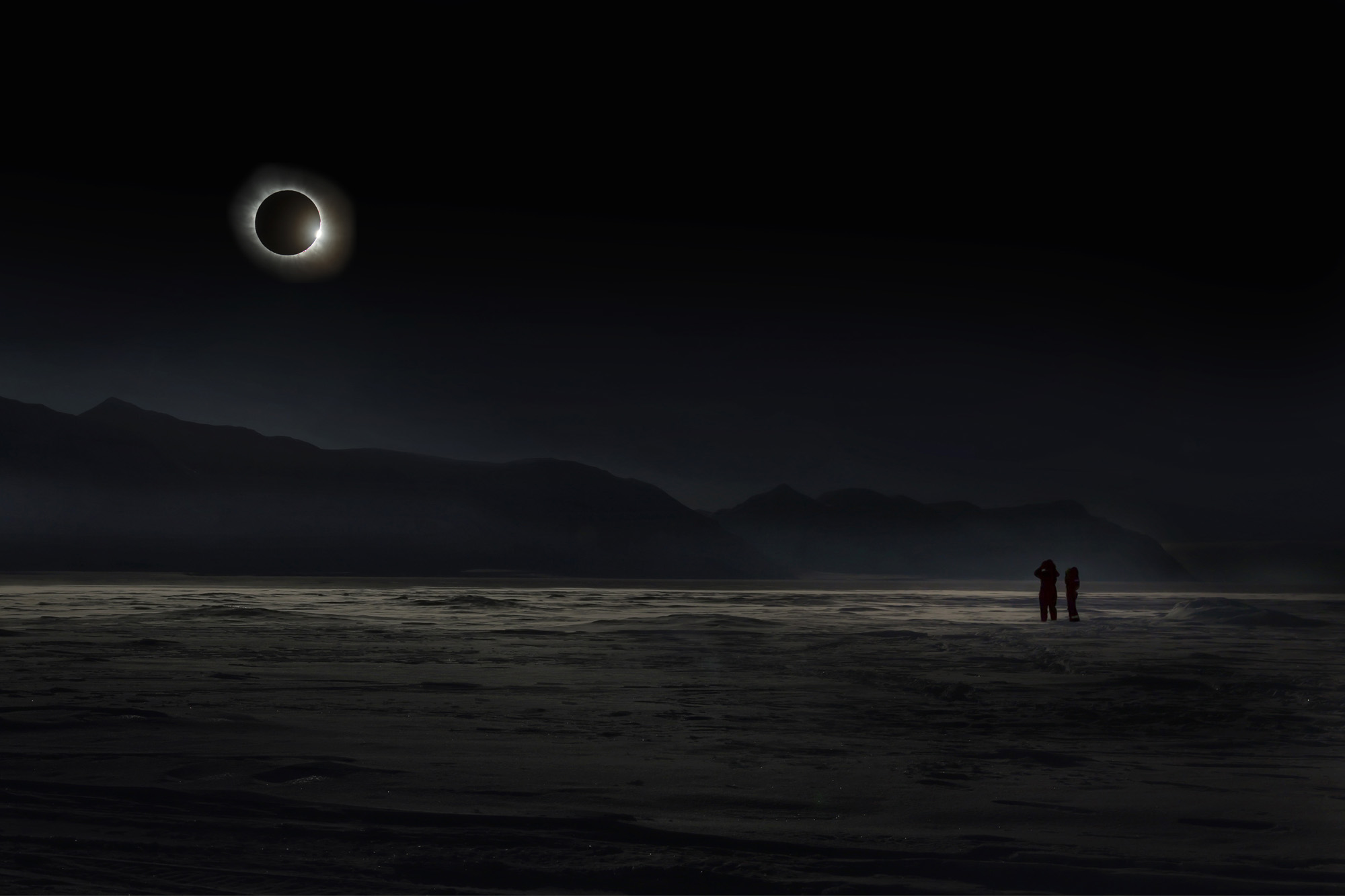 "The total solar eclipse in Svalbard on March 20, 2015 was one of the most importa nt and impressive astronomical events." Image: Vladimir Alekseev/www.tpoty.com