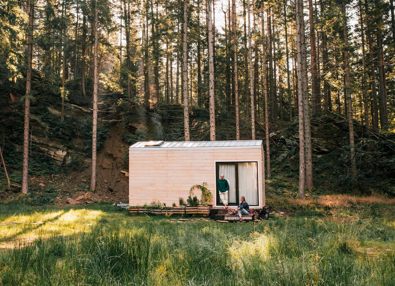 Dacha on wheels: the wooden summer home that travels with you