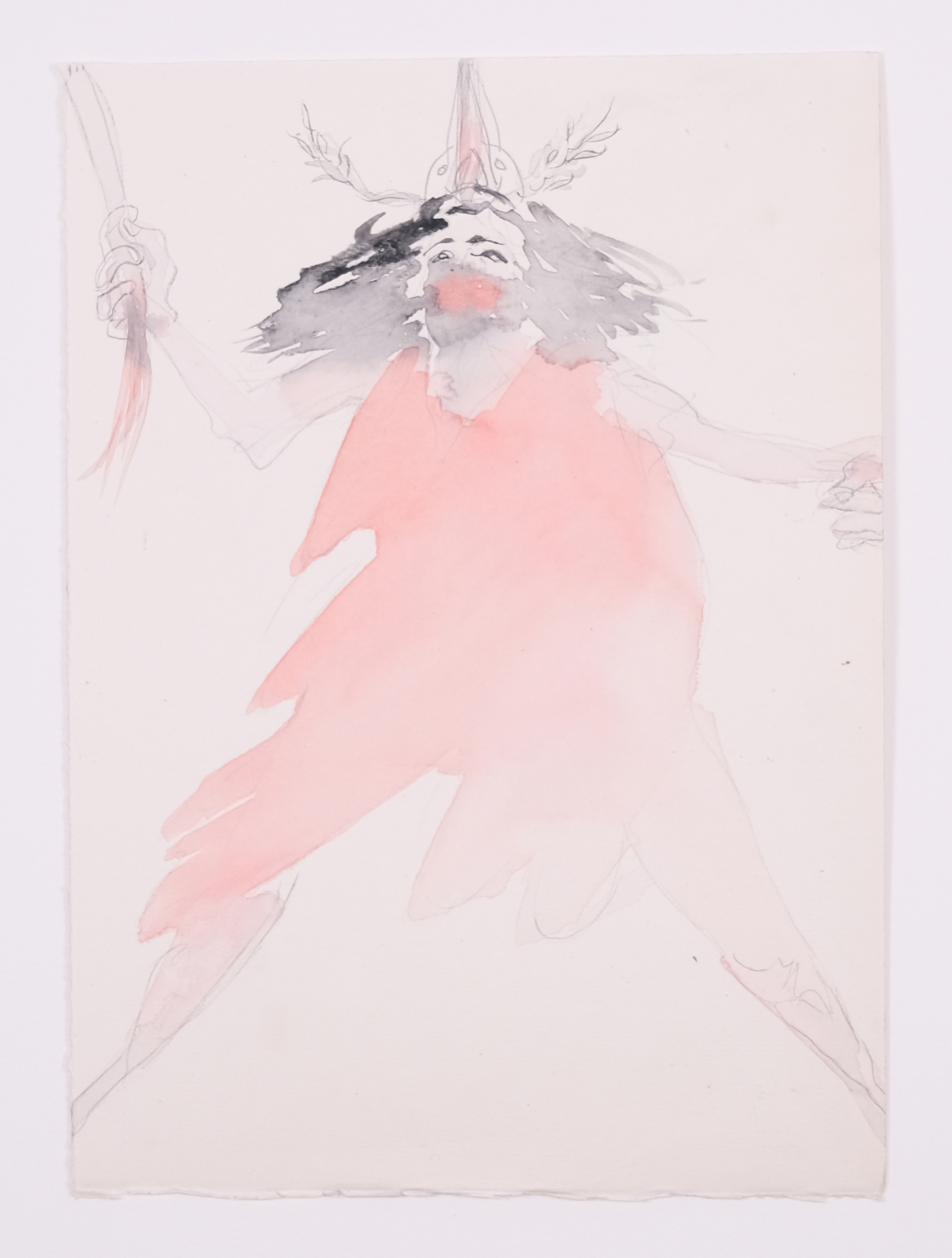 Image: Alina Bliumis, Dance as a Weapon (Studies in Movement Across National Ideologies of War and Resistance), series of watercolor on paper, 2020
