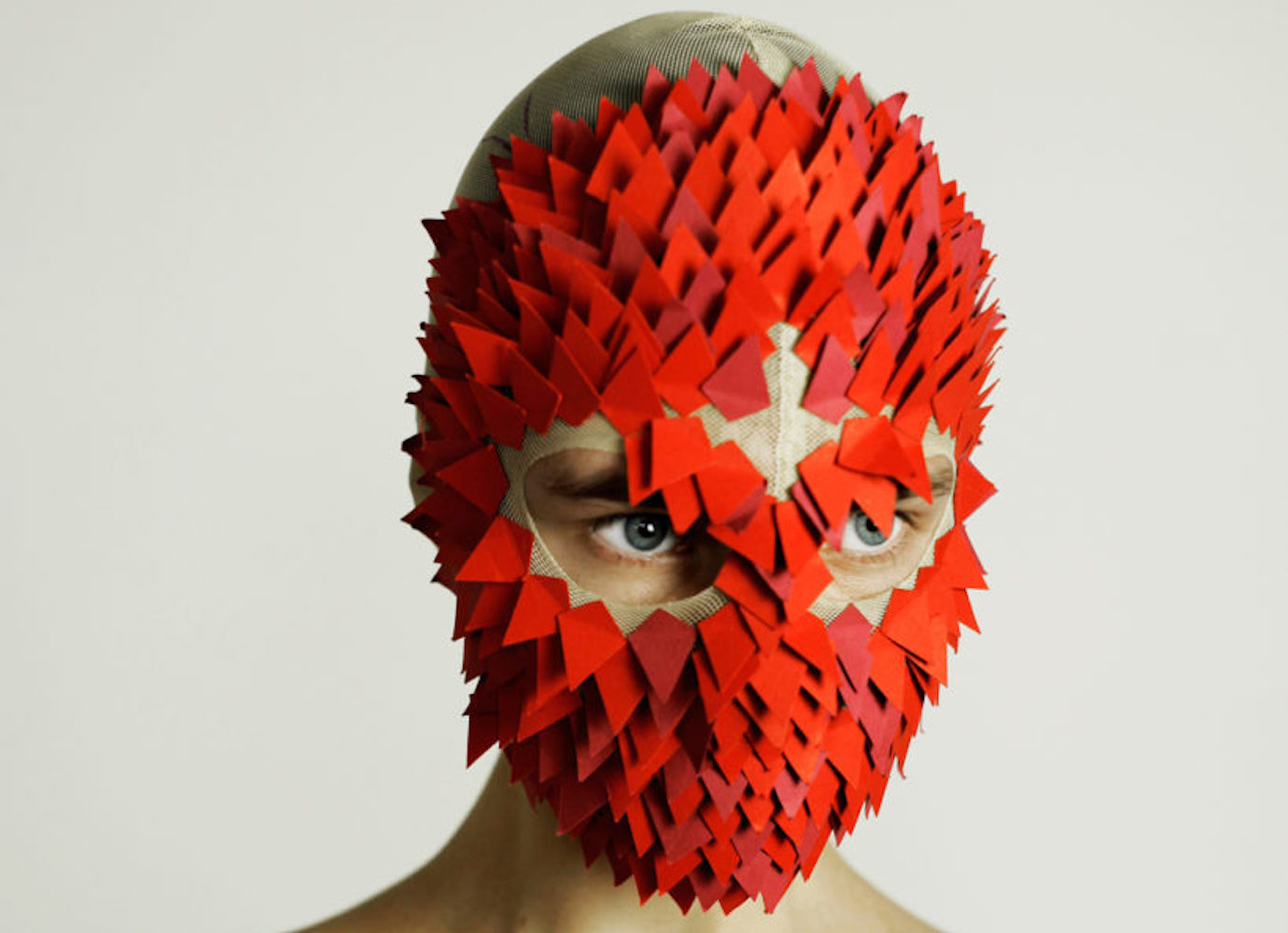 The fashion designer making masks inspired by tech, body parts and Siberian myths