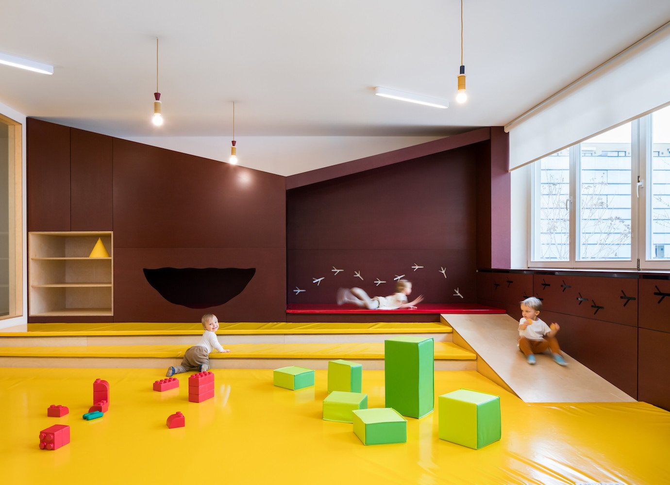 This Prague nursery design is dedicated to children’s hidey-holes and natural materials