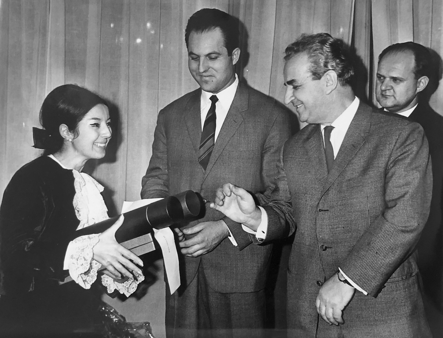 Radević receiving an award in 1967. Image: personal archive
