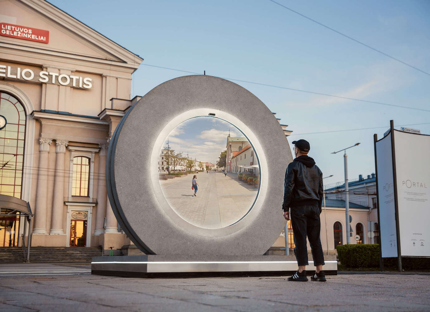 This high-tech portal between Poland and Lithuania is the sci-fi invention we’ve been waiting for