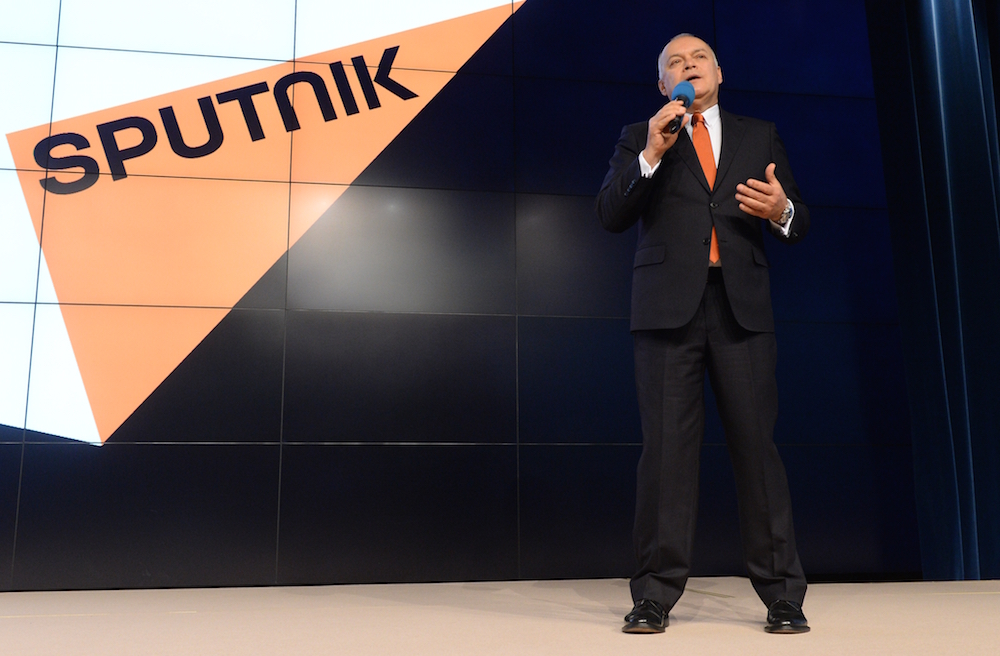 Dmitry Kiselyov, director of Sputnik International. Photograph: RIA Novosti