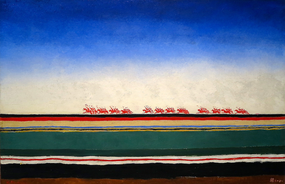 Artist Kazimir Malevich's Red Cavalry (1932). Image: FaceMePLS under a CC License