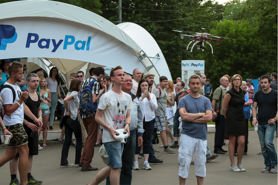 A custom-made drone being flown (Photo: GEEK PICNIC)