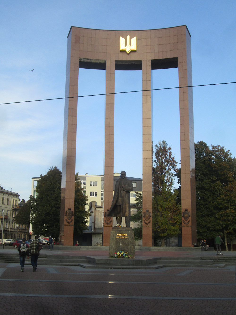 Stepan Bandera monument (Image: Owen Hatherley)