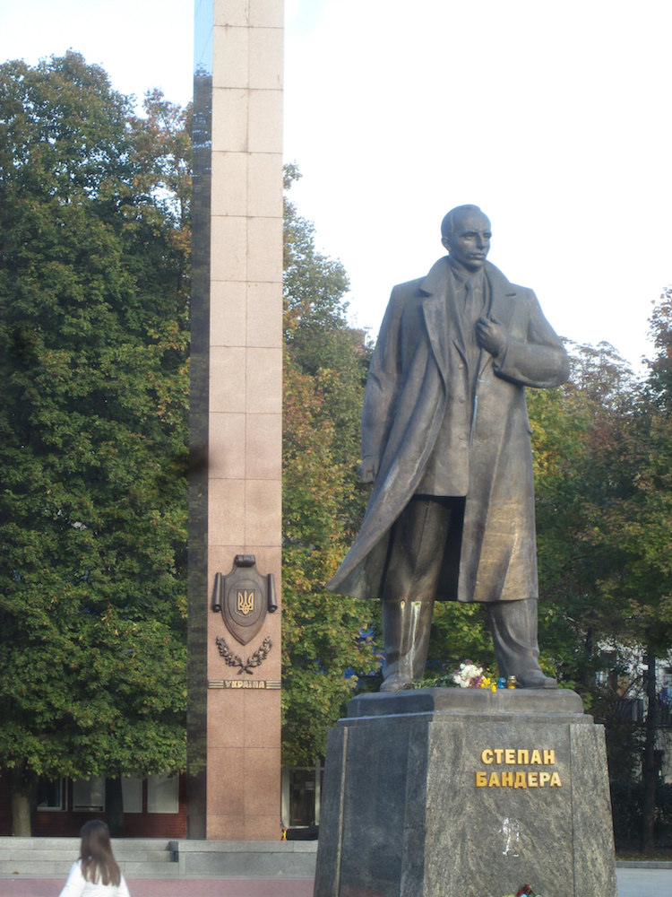 Stepan Bandera statue (Image: Owen Hatherley)
