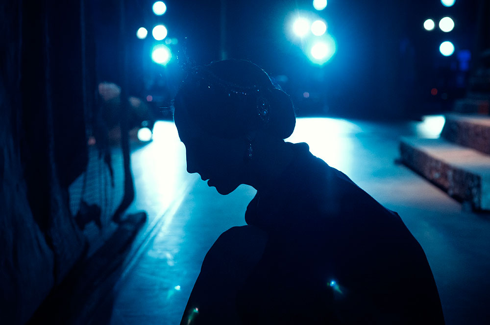 Backstage at La Bayadere