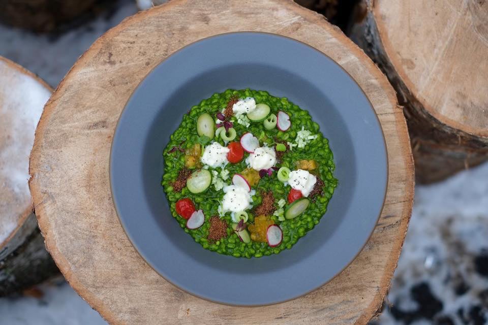 Pearl barley served at Twins