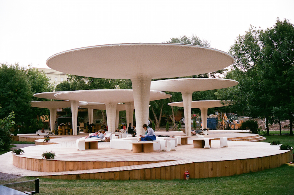 A temporary summer pavilion 