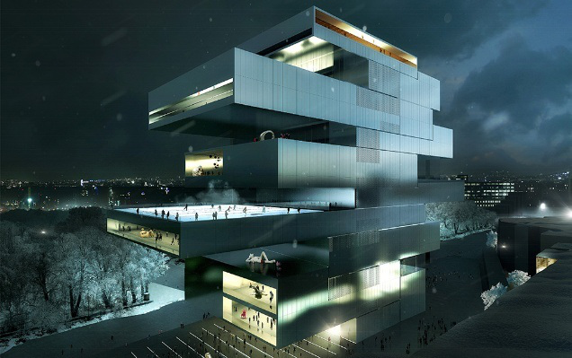 Visualisation of the National Centre for Contemporary Arts