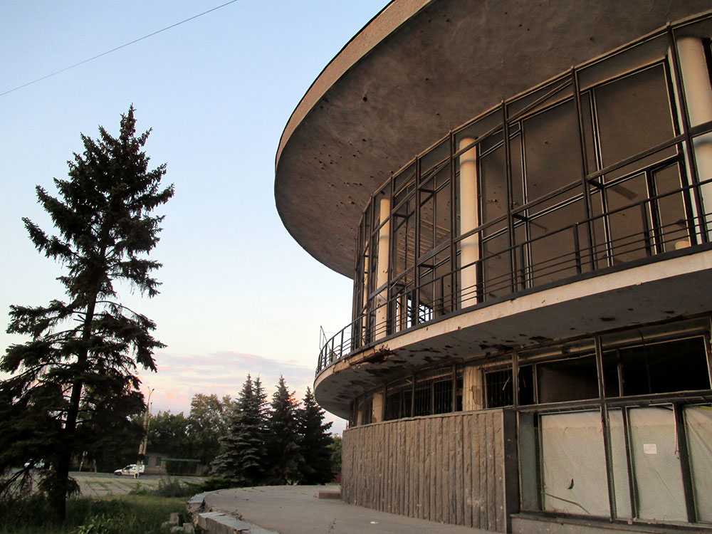 Luhansk in 2015, after recent conflict. Image: Denis Boyarinov. 