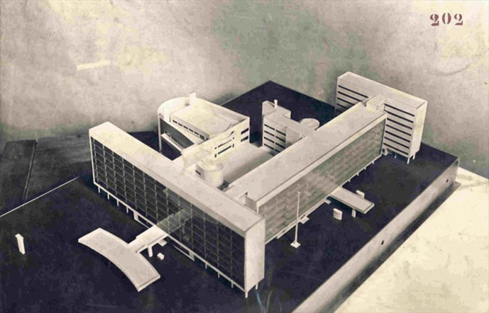 Model of the Tsentrosoyuz building, 1928
