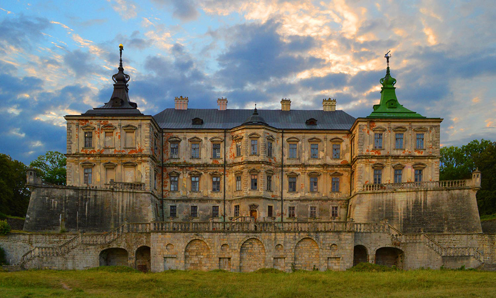 Podgoretsky Castle near Lvov, which stood in as the Paris Hôtel de Ville