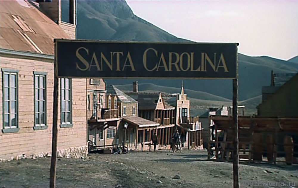 Fake town Santa Carolina near Feodosia, Crimea. Still from <em>A Man from the Boulevard des Capucines</em> (1987)