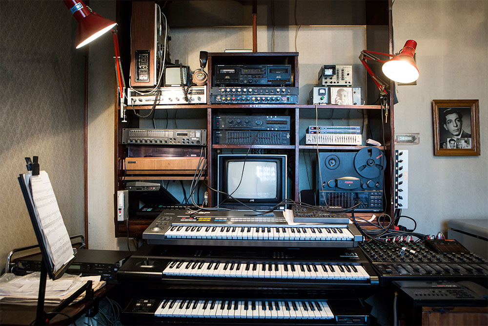 Tariverdiev's home studio