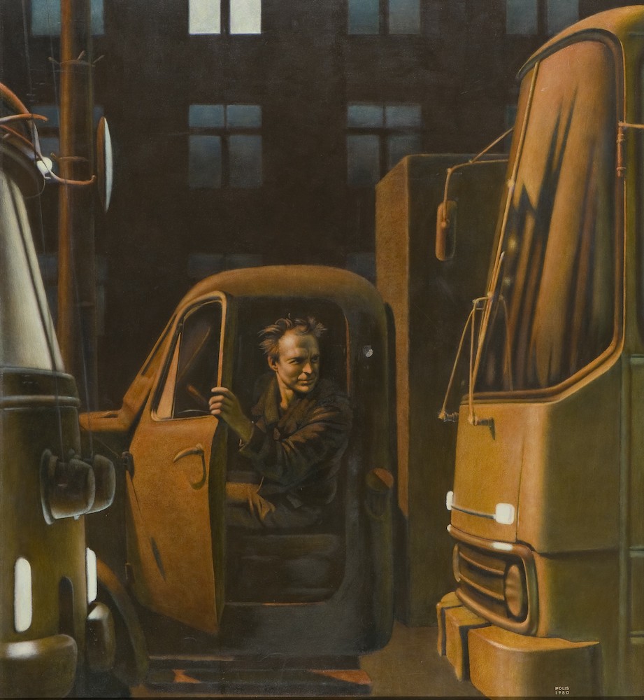 Miervaldis Polis, <em>Darba diena sākusies</em> (1980) Image: Normunds Brasliņš

