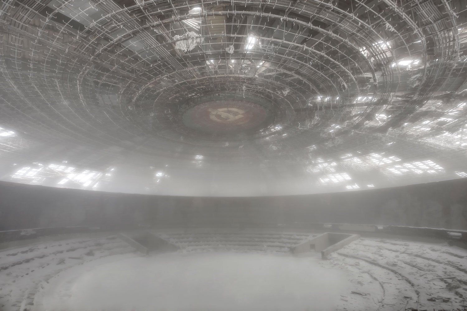 Buzludzha Monument, Bulgaria. Image: Rebecca Bathory in <em>Soviet Ghosts</em>